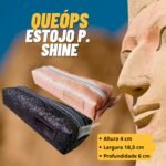 Estojo Pequeno cor Shine Preto Linha Quéops - Imagem 5
