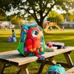 Mochila Costas de Bichos - Papagaio Vermelho - Imagem 3