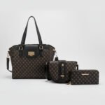 Kit Bolsa Grande + Bolsa Pequena e Carteira - Preto - Imagem 2