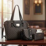 Kit Bolsa Grande + Bolsa Pequena e Carteira - Preto - Imagem 3