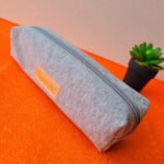 Estojo Pequeno Cor Laranja Linha Moletom - Imagem 2