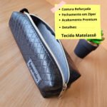 Estojo Pequeno Cor Metalasse Preto Linha Mademoiselle - Imagem 3