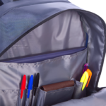 Mochila Grande com 2 Compartimentos - Azul - Imagem 3