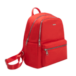 Mochila Feminina Pequena em Nylon Vermelha - Imagem 2