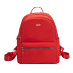 Mochila Feminina Pequena em Nylon Vermelha