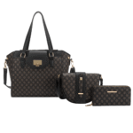 Kit Bolsa Feminina Grande + Pequena Transversal Com Carteira - Imagem 4