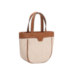Bolsa Feminina Transversal de Nylon Palha Creme - Imagem 2