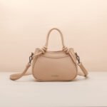 Bolsa Pequena de Lado Moderna e Elegante Bege - Imagem 2