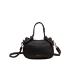 Bolsa Pequena de Lado Moderna e Elegante Preta