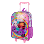 Mochila de Rodinha Casa Magica da Gabby Rainbows - Imagem 3
