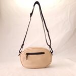 Mini Bolsa Feminina Oval - Bege - Imagem 5