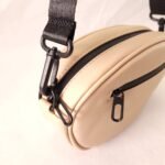 Mini Bolsa Feminina Oval - Bege - Imagem 6