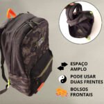 Mochila de Costas Dupla Face – Verde - Imagem 3