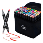 Kit de Canetinhas Ponta Dupla 60 Cores