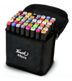 Kit de Canetinhas Ponta Dupla 48 Cores