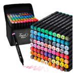 Kit de Canetinhas Ponta Dupla 80 Cores