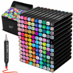 Kit de Canetinhas Ponta Dupla 120 Cores