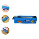 Estojo Triângulo – Bordado Azul