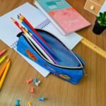 Estojo Triângulo – Bordado Azul - Imagem 5