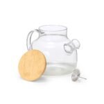 Chaleira de Vidro Borossilicato 1 Litro - Transparente