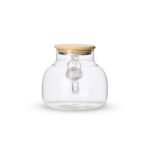 Chaleira de Vidro Borossilicato 1 Litro - Transparente - Imagem 4