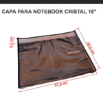 Capa Cristal Fumê Para Notebook 15.4" - Imagem 2