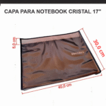 Capa Cristal Fumê Para Notebook 17" e 19" - Imagem 2