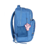 Mochila de Costas Com Chaveiro do Stitch - Azul - Imagem 4