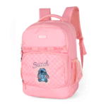 Mochila de Costas Com Chaveiro do Stitch - Rosa - Imagem 3