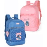 Mochila de Costas Com Chaveiro do Stitch