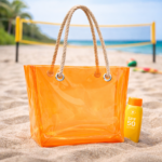 Mini Bolsa Praia Cristal - Laranja - Imagem 2