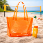 Mini Bolsa Praia Cristal - Laranja - Imagem 2