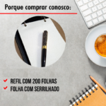 Refil de Bloco de Anotações Furado com Serrilhado - Imagem 4