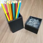 Kit Porta Canetas e Clips - Preto - Imagem 3