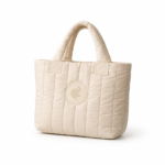 Bolsa Puffer Pequena - Bege