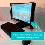 Kit Capa Para Teclado, Gabinete e Monitor 27″ – Preto - Imagem 4