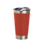 Kit 10 Copos Térmico 500ML c/ Abridor - Vermelho