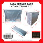 Kit Capa Para Teclado, Gabinete e Monitor 27″ – Sarja - Imagem 2