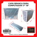 Kit Capa Para Teclado, Gabinete e Monitor 17″ 19″ – Sarja - Imagem 4