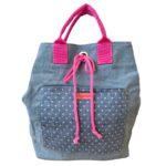 Sacochila Small Bag Poá - Jeans