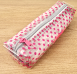 Estojo Pequeno Poá Cristal - Rosa - Imagem 3