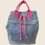 Sacochila Small Bag Poá - Jeans - Imagem 2