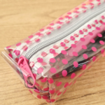 Estojo Pequeno Poá Cristal - Rosa - Imagem 2