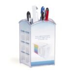 Porta Canetas com Porta Foto em Acrílico - Transparente - Imagem 2
