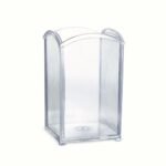 Porta Canetas com Porta Foto em Acrílico - Transparente