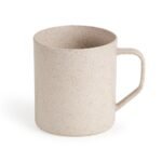 Caneca Fibra De Arroz 400ml - Bege