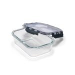 Marmita de Vidro 600ml - Travas Pretas - Imagem 3